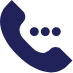 phone icon blue